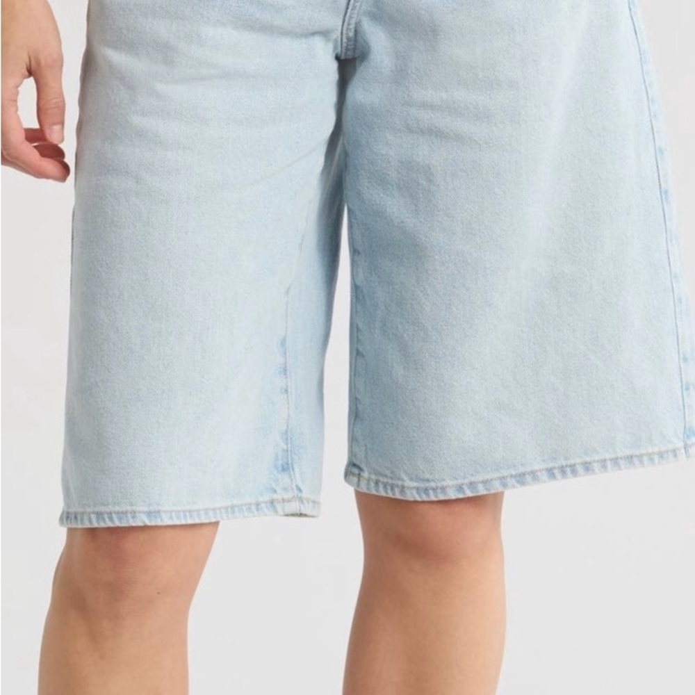 PacSun Light Blue Denim Bermuda Shorts